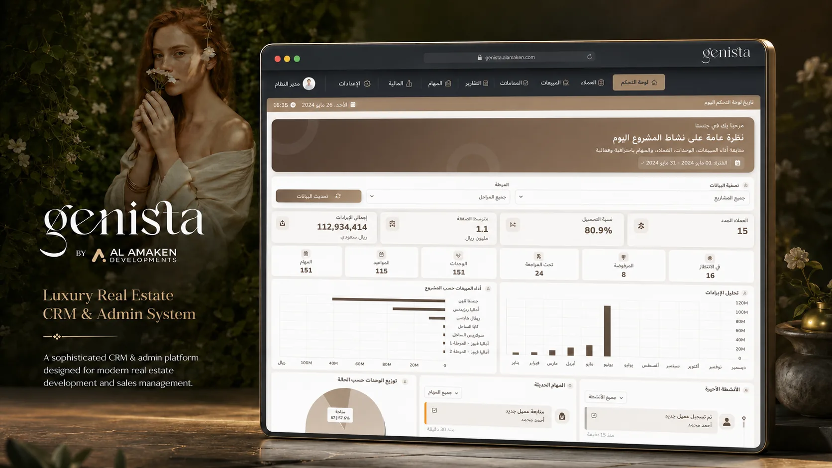 نظام Genista لإدارة العقارات